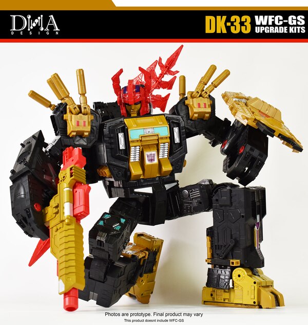 DNA Design DK 33 Transformers Legacy Black Zarack Upgrade Kit Image  (6 of 10)